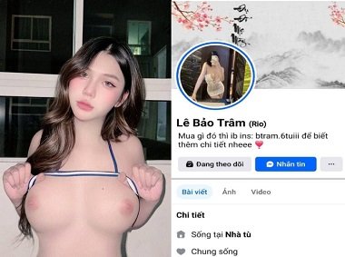 Lê Bảo Trâm bắt đầu cảm thấy khó thở vì cu to nện